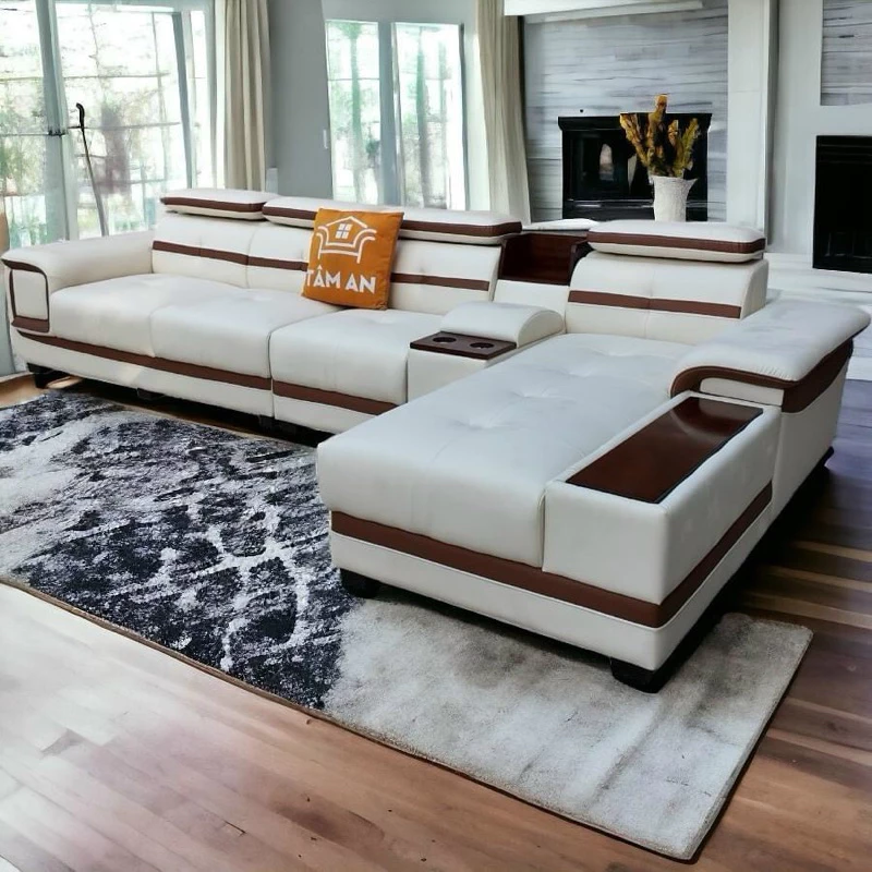 Sofa Góc Da Chống Trầy Nhập Khẩu Hàn Quốc